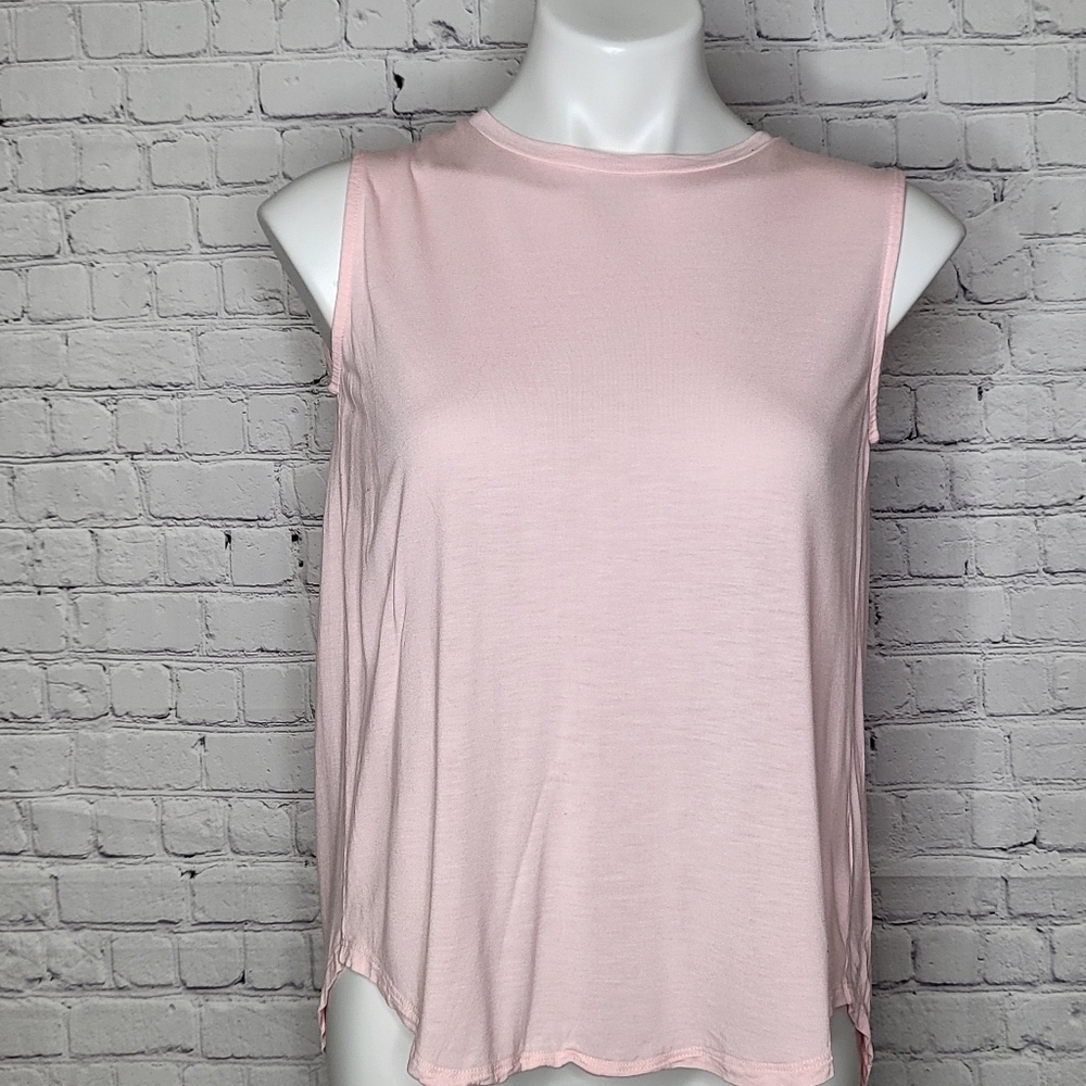 GAP Pink Sleevless Open Back Top Size XS